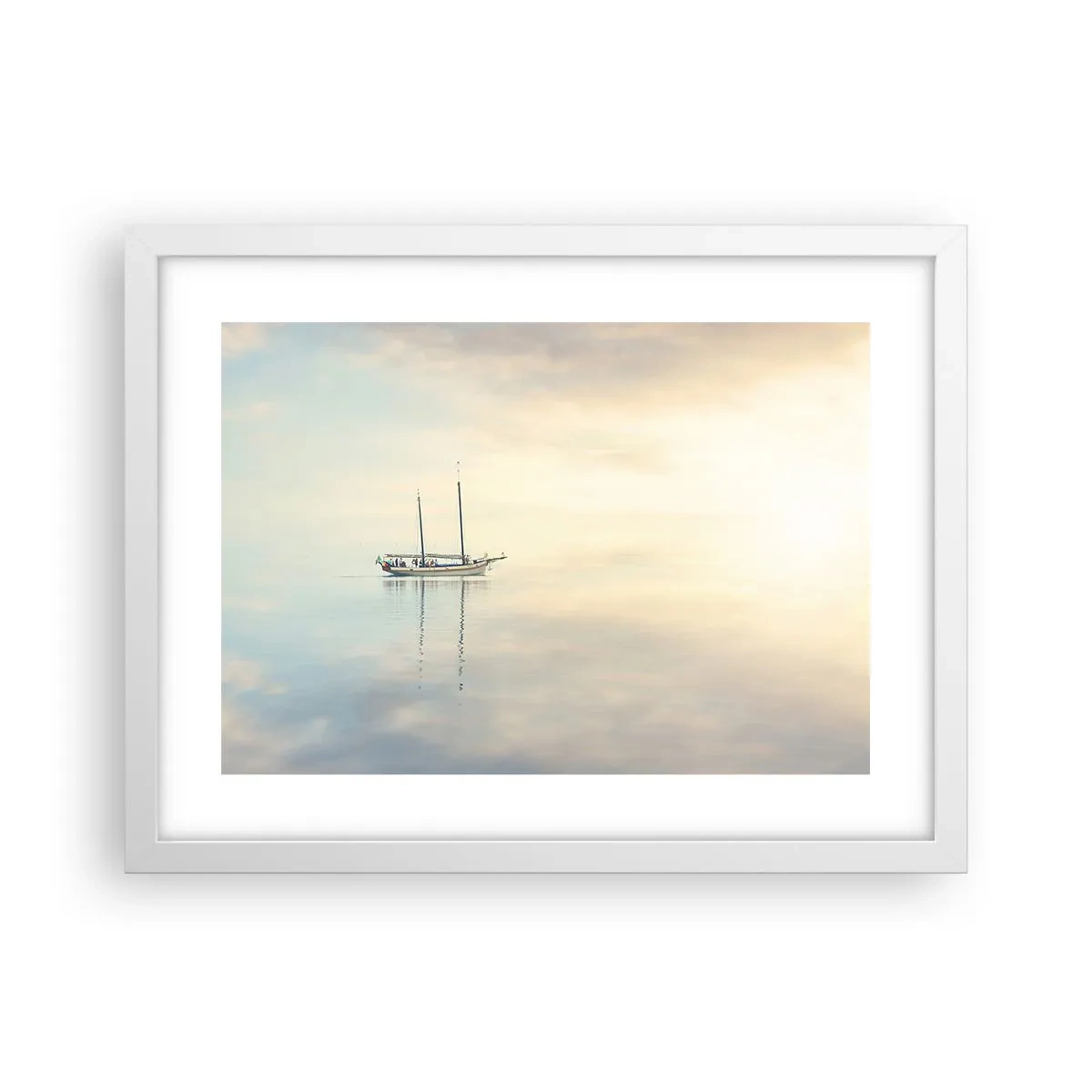 Poszter fekete keretben - A csend tengerében - 40x30 cm