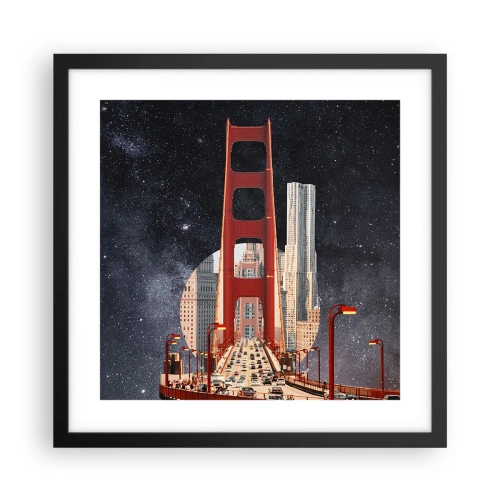 Poszter fehér keretben - Mindig a középpontban - 40x40 cm