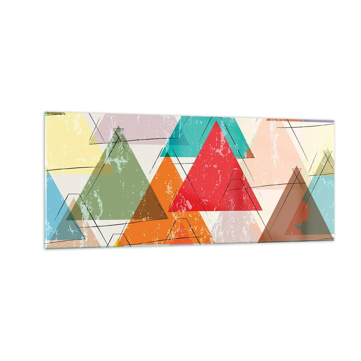 Üveg kép - Három-három - 100x40 cm