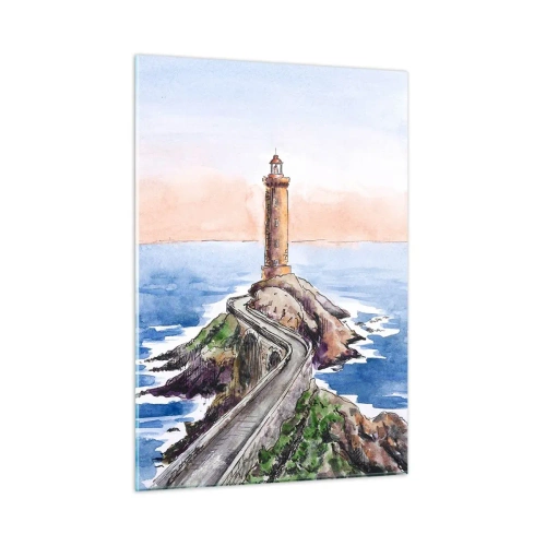 Üveg kép - Szemben a tengerrel - 50x70 cm