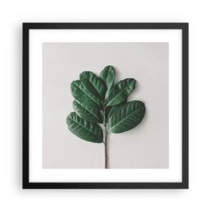 Poszter fehér keretben - Rajz csak a természetről - 40x40 cm