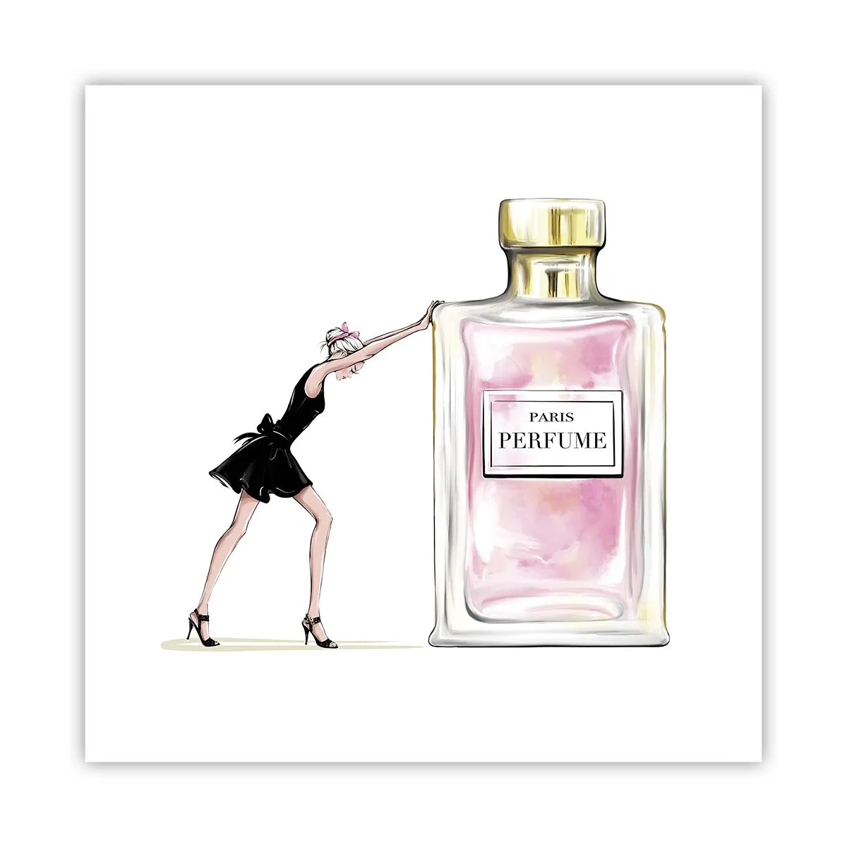 Poszter - A nőiesség lényege - 40x40 cm