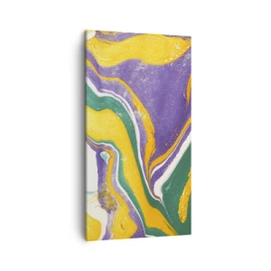 Vászonkép - Színes hullámok - 45x80 cm