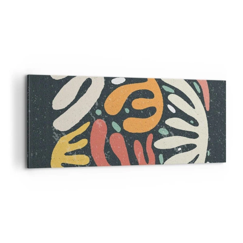 Vászonkép - Kompozíció - mindjárt elkaplak - 100x40 cm