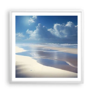 Poszter fekete keretben - Nyaralás a paradicsomban - 60x60 cm