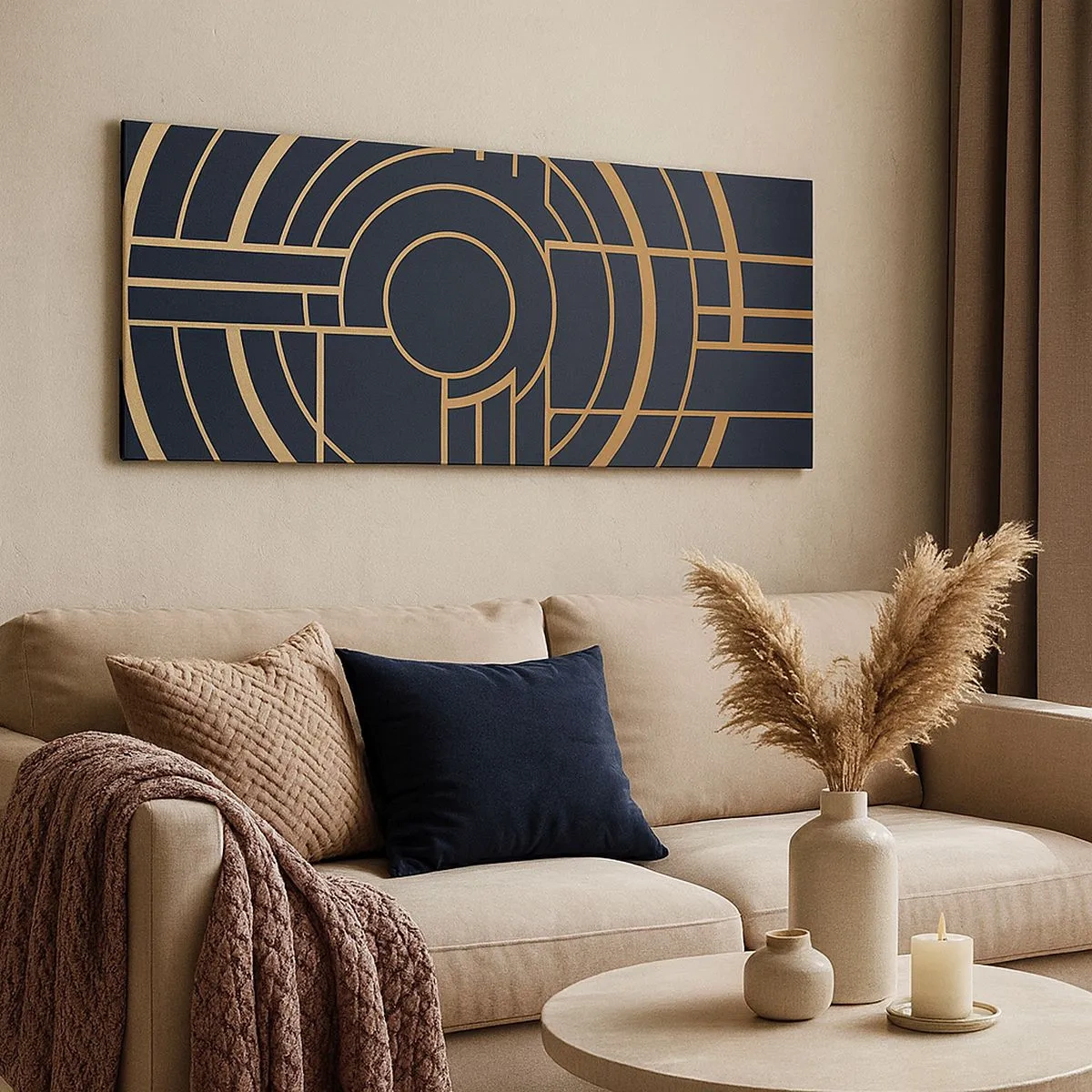 Vászonkép - A dolgok fordulatai - 100x40 cm