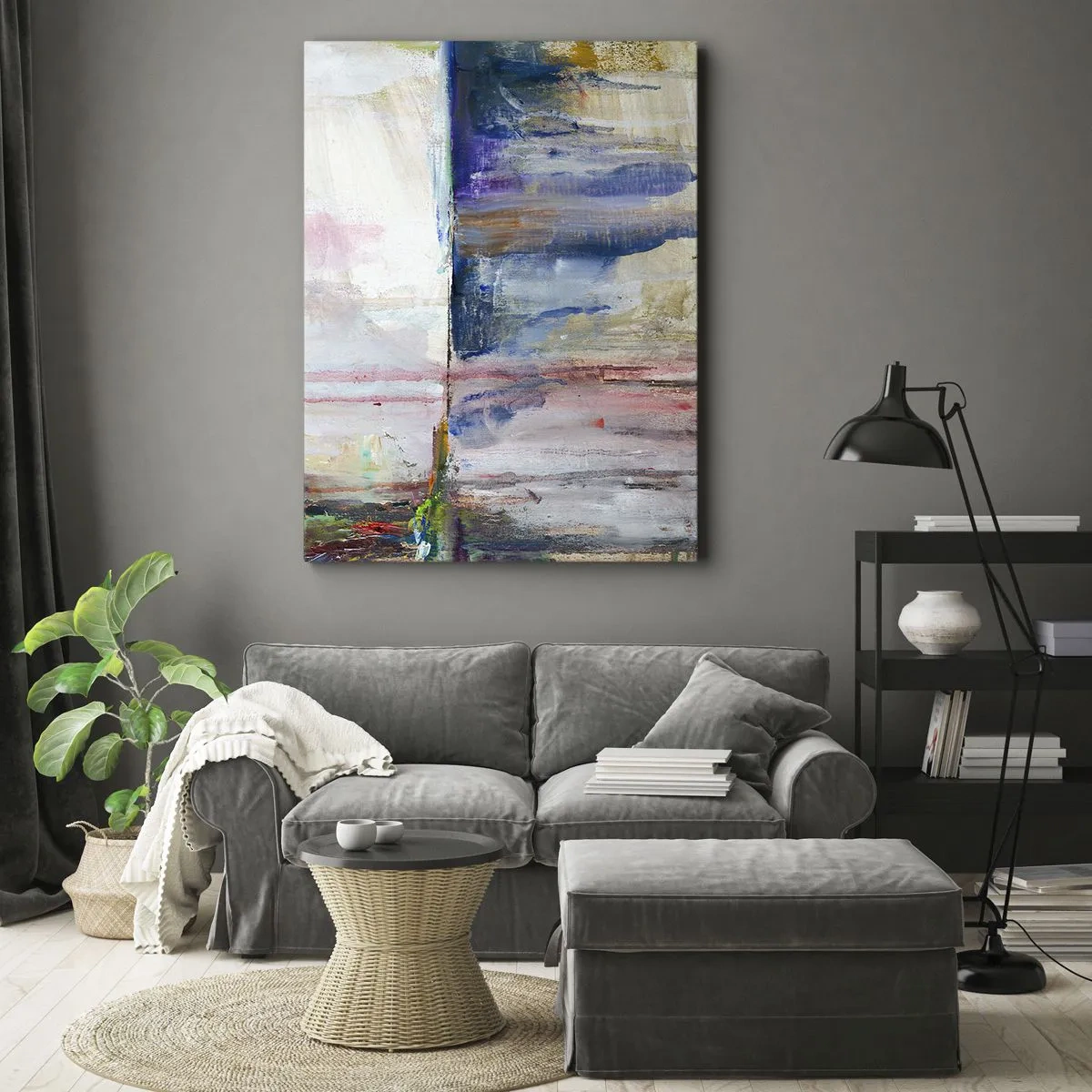 Vászonkép - Színes benyomások és társítások - 50x70 cm