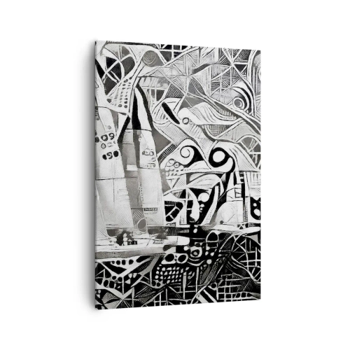 Vászonkép - A hullámok között - 70x100 cm