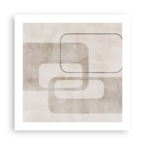 Poszter - Geometrikus fúga - 50x50 cm