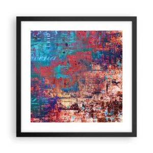 Poszter fehér keretben - Emlékezés és feledés - 40x40 cm