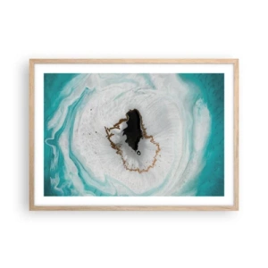 Poszter világos tölgy keretben - Behatolni - 70x50 cm