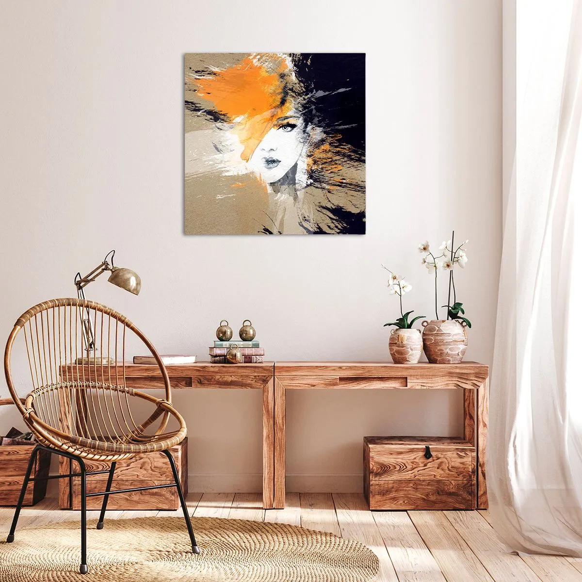 Vászonkép - És van fény - 40x40 cm