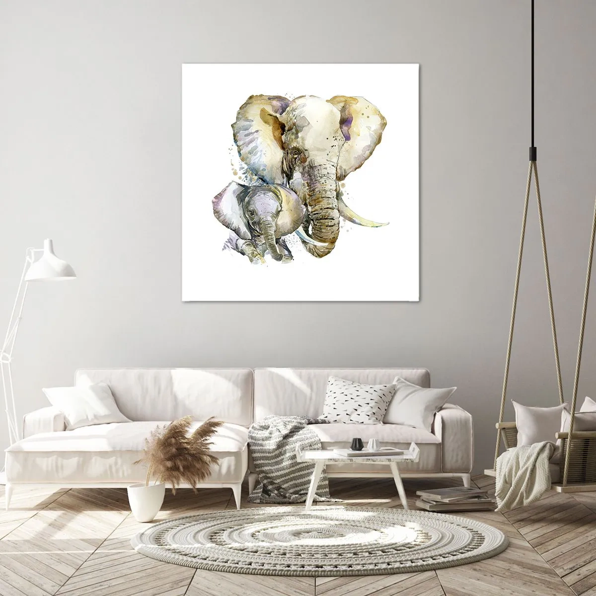 Vászonkép - Sehol se jobb mint anyánál - 60x60 cm