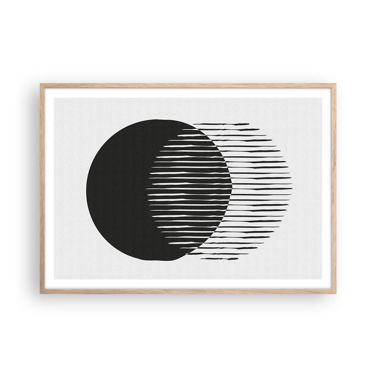 Poszter világos tölgy keretben - Az alteregója - 100x70 cm