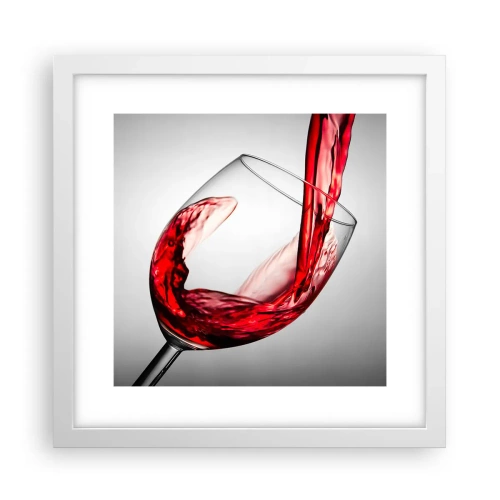 Poszter fekete keretben - Szín - mozgás - hang - 30x30 cm