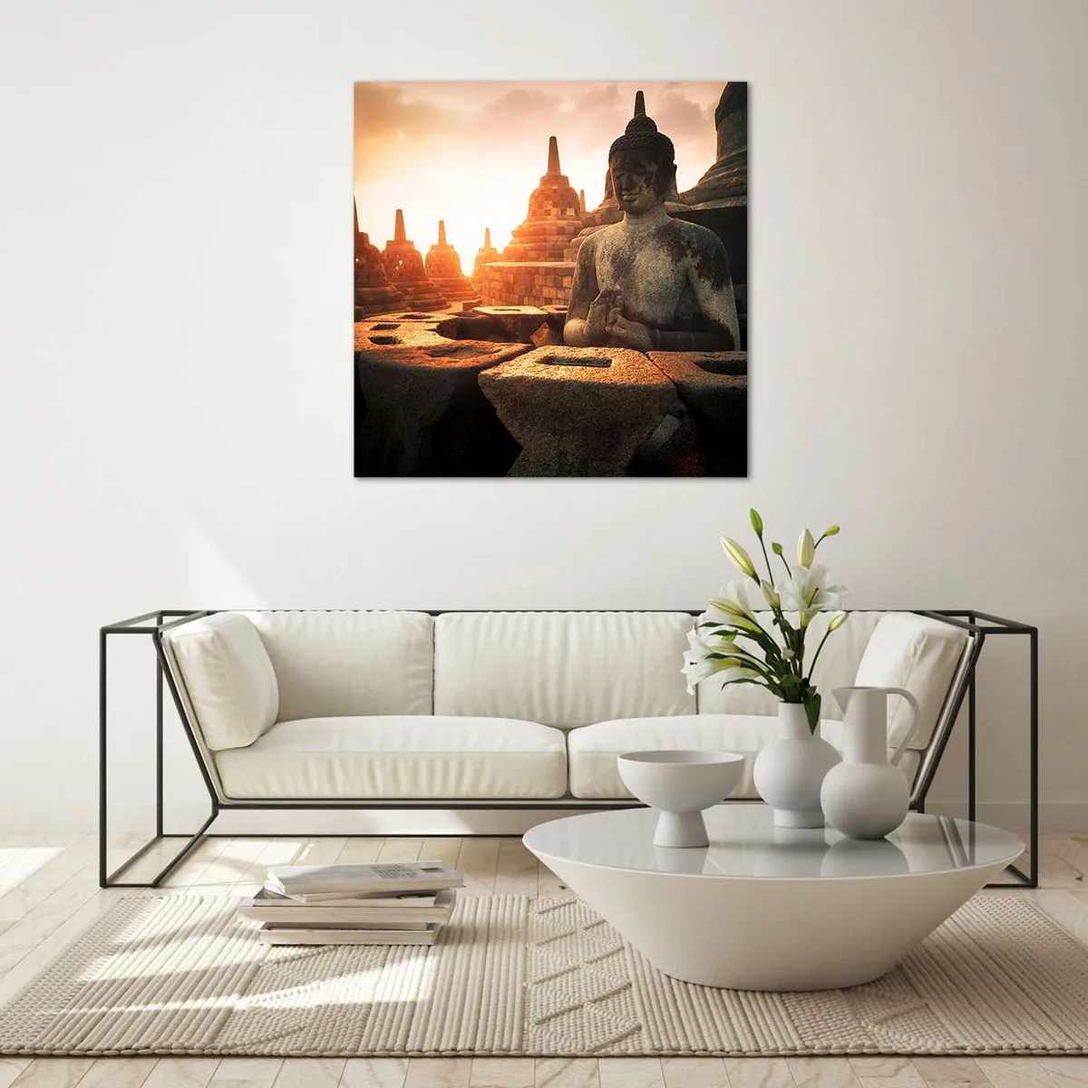 Üveg kép - A nagy bölcsesség időjárása - 30x30 cm