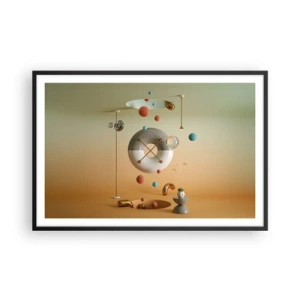 Poszter fehér keretben - Bármi megtörténhet - 91x61 cm