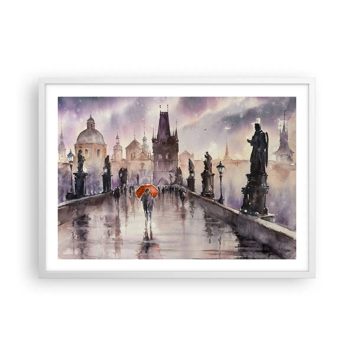 Poszter fekete keretben - Az emberek nem változnak - 70x50 cm