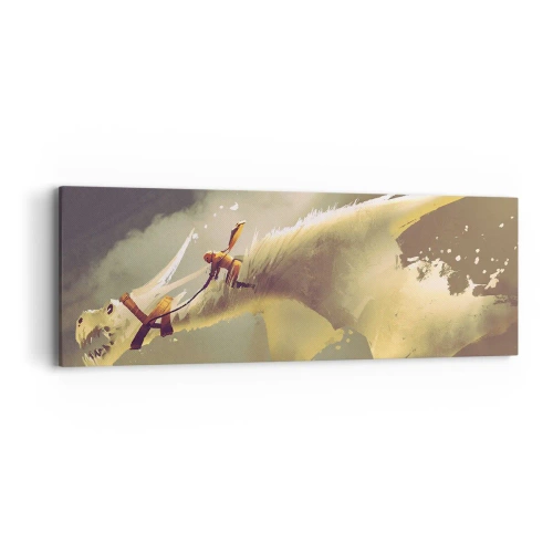 Vászonkép - Segítségre a világnak - 90x30 cm