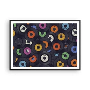 Poszter fehér keretben - A klasszika színei - 100x70 cm