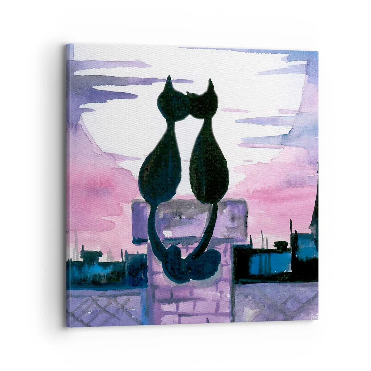 Vászonkép - Rendez-vous a holdfénynél - 70x70 cm