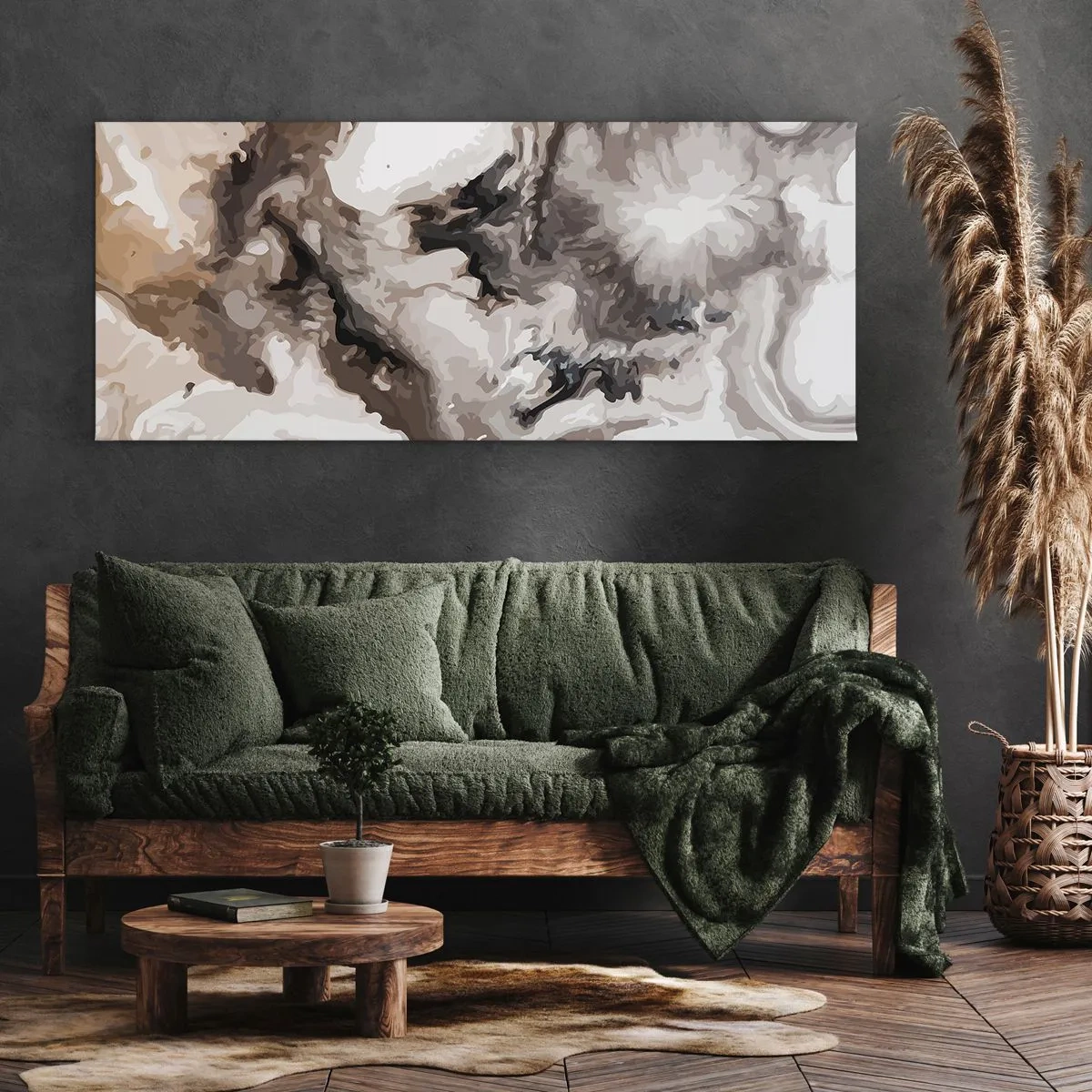 Vászonkép - Egy galaxis születése - 160x50 cm