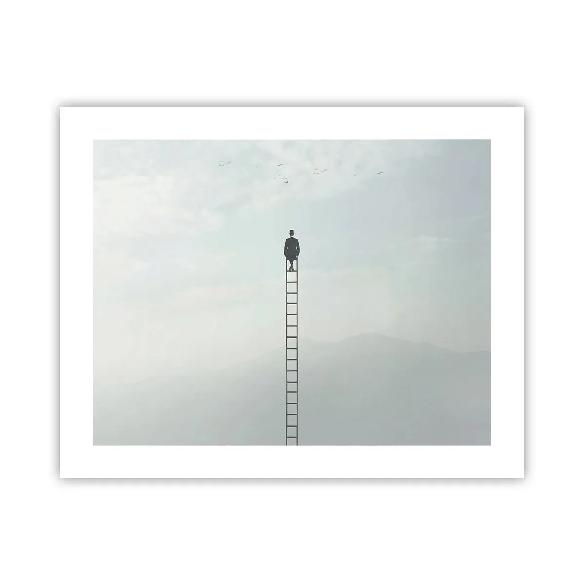 Poszter - Emelkedj feljebb - 50x40 cm