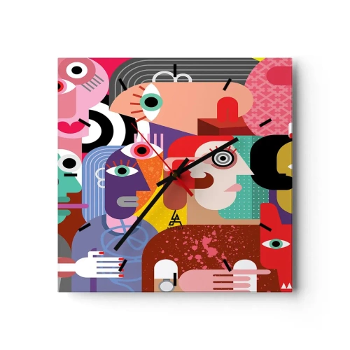 Falióra, Óra - Picassó úrtól vagyunk - 40x40 cm