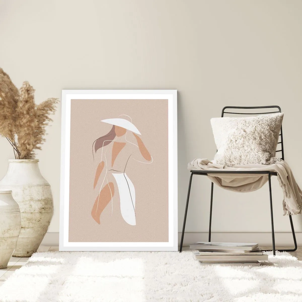 Poszter fekete keretben - A divat egy játék - 30x40 cm