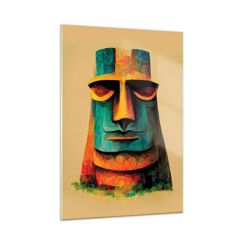 Üveg kép - Szoborszerű és mégis szimpatikus - 50x70 cm