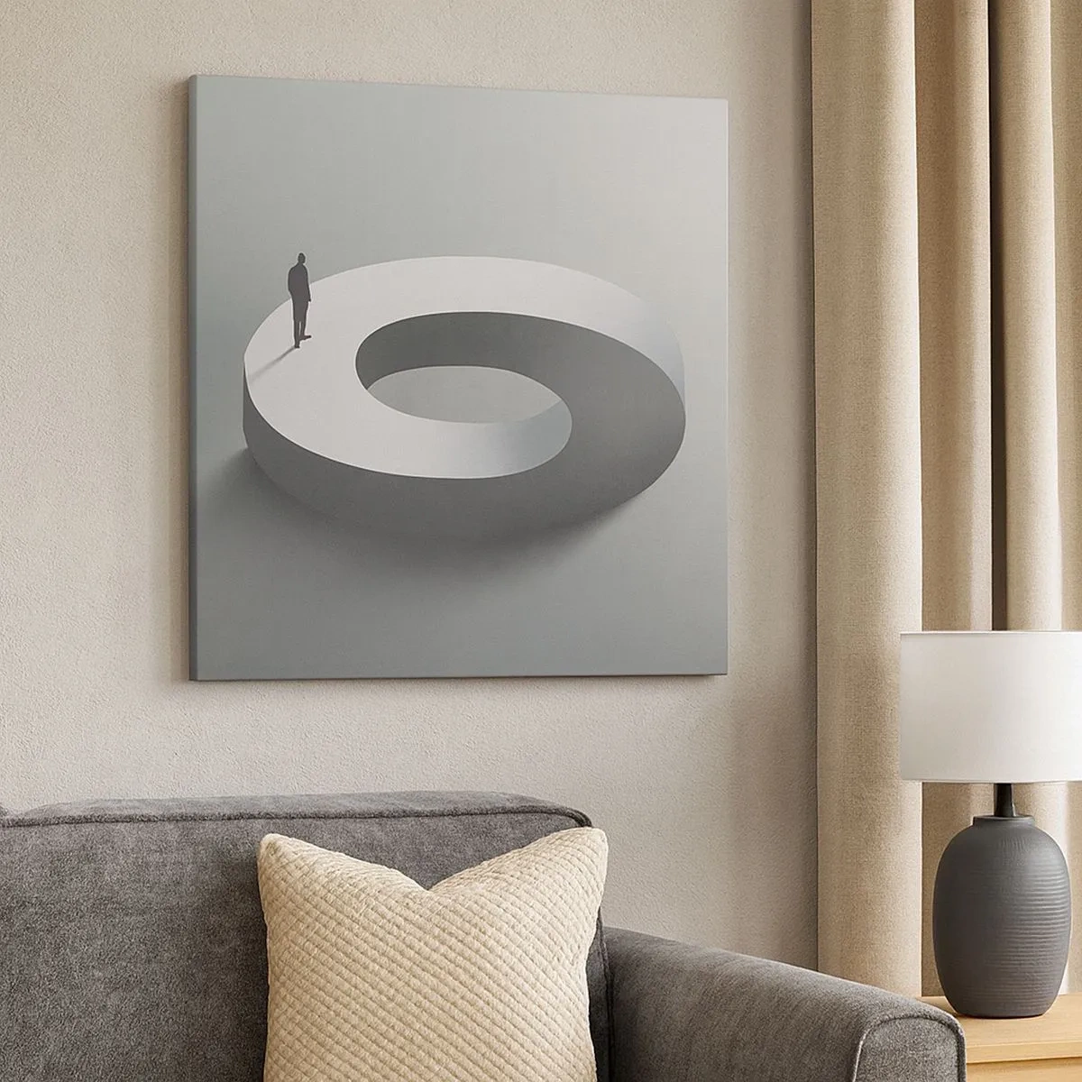 Vászonkép - És bölcsnek lenni - 30x30 cm