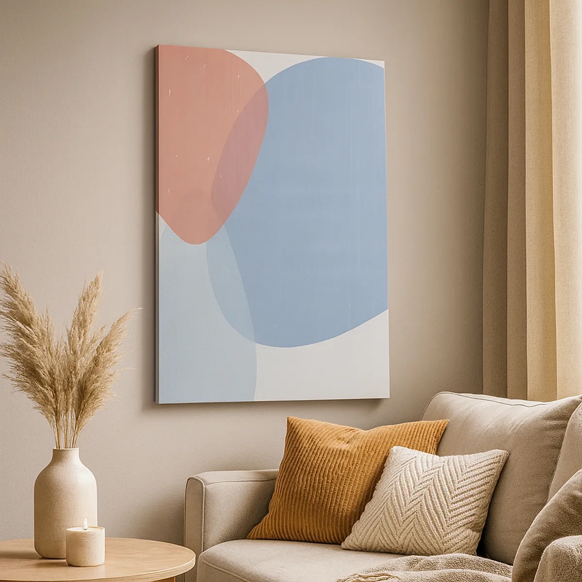 Vászonkép - Pasztell kapcsolatok - 50x70 cm