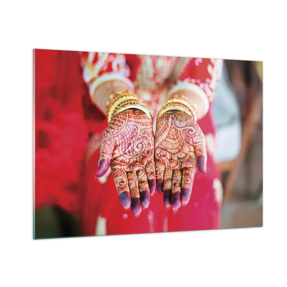 Üveg kép - Szerencsére elkészült - 100x70 cm