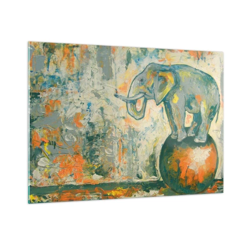 Üveg kép - Éljen a cirkusz! - 100x70 cm