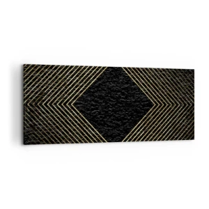 Vászonkép - Geometria glamour stílusban - 120x50 cm