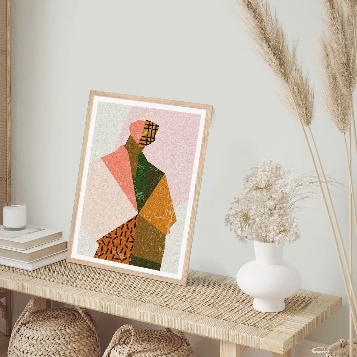 Poszter világos tölgy keretben - Az ember - egy összetett lény - 70x100 cm