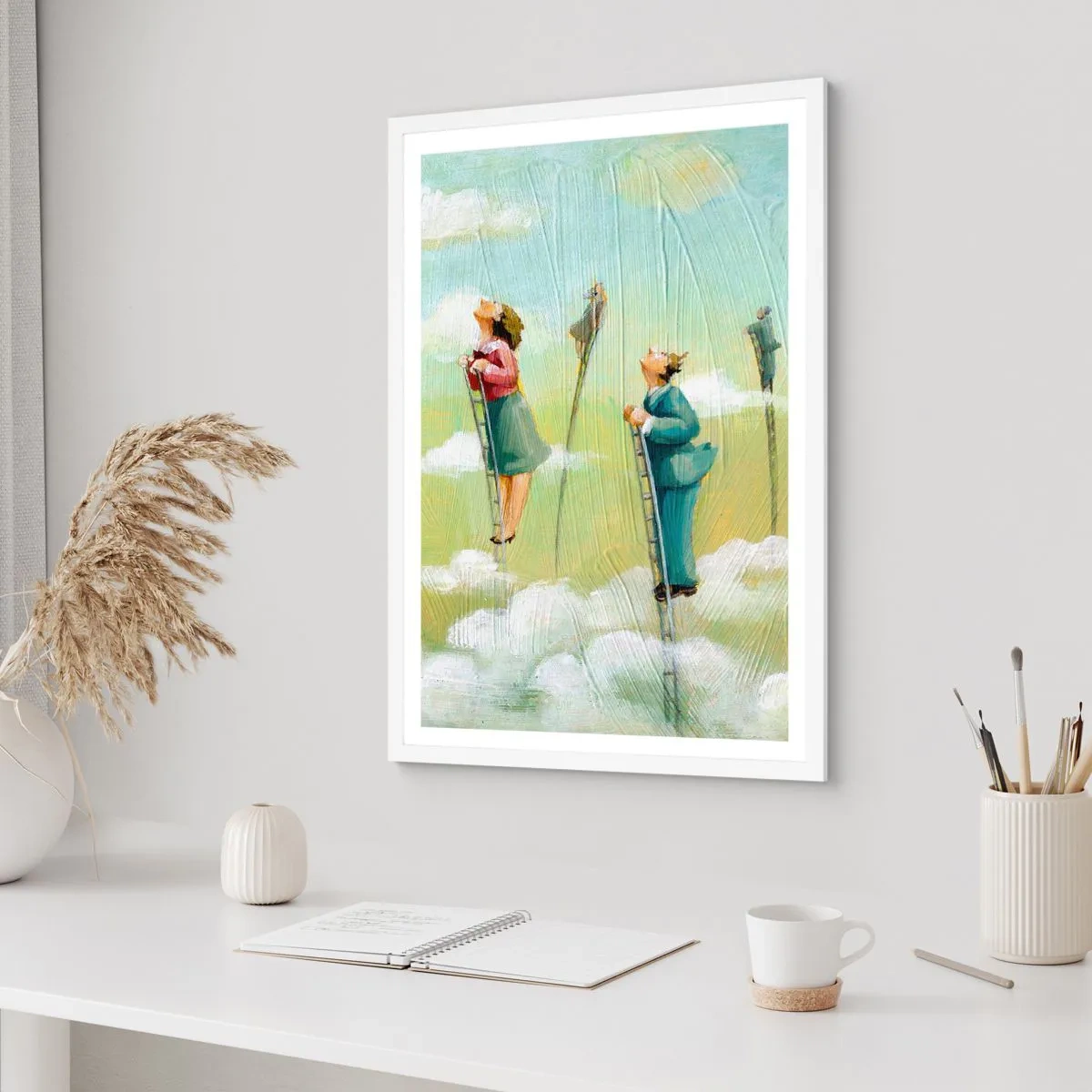Poszter fekete keretben - Az álmod mögött - 70x100 cm