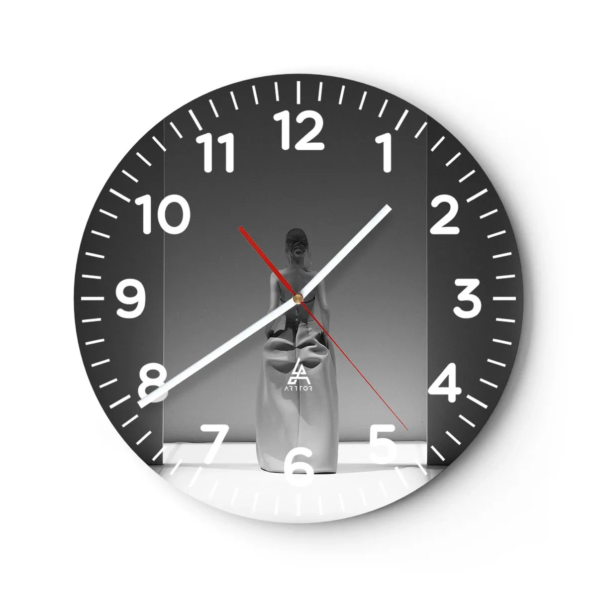 Falióra, Óra - Kifinomult egyszerűség - 40x40 cm
