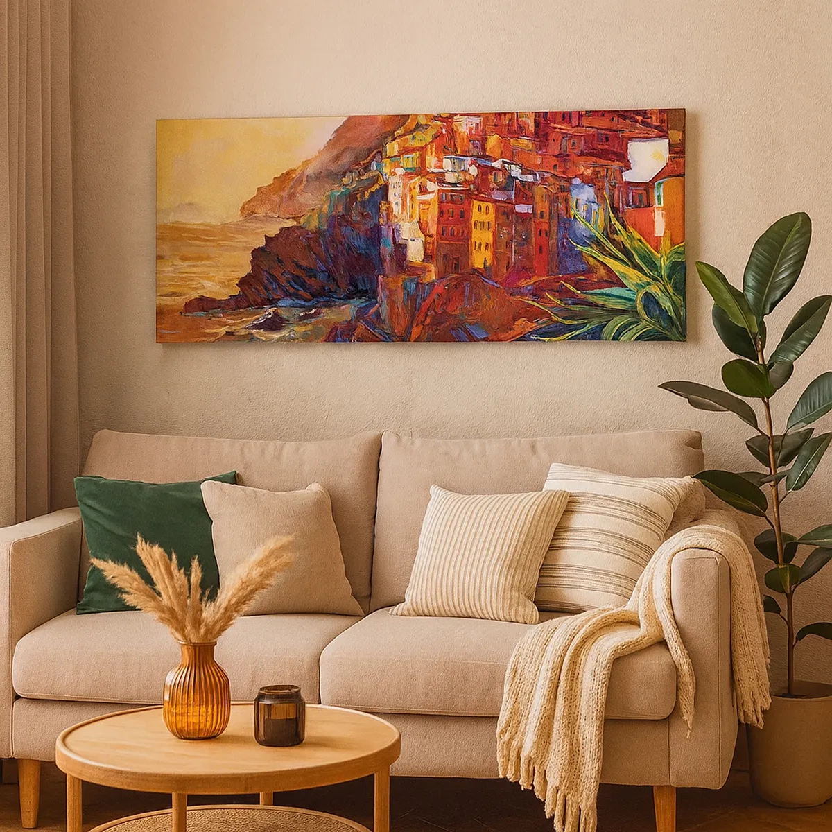 Vászonkép - Olasz hangulatok - 30x30 cm