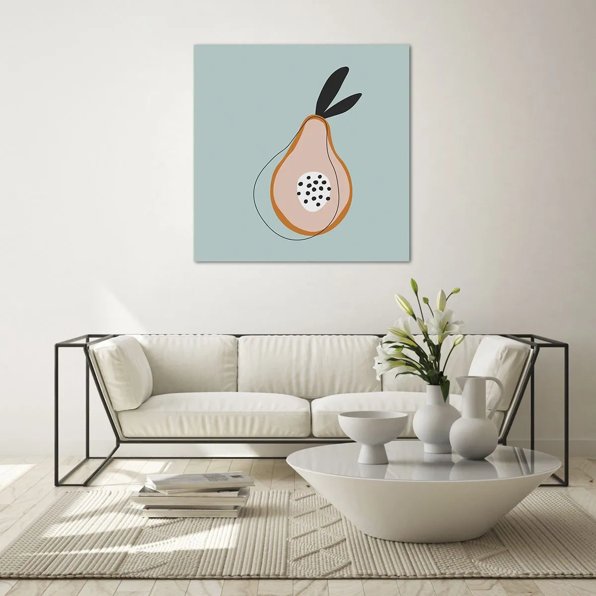 Üveg kép - Behatolás a dolgok természetébe - 50x50 cm