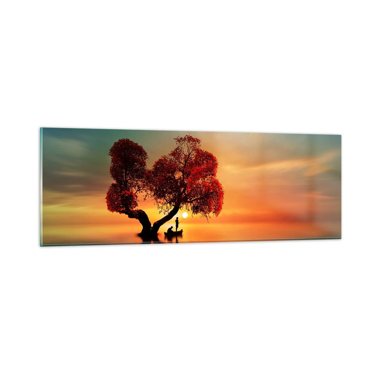 Üveg kép - A világtalanság csendje és az eltávoldotak - 90x30 cm