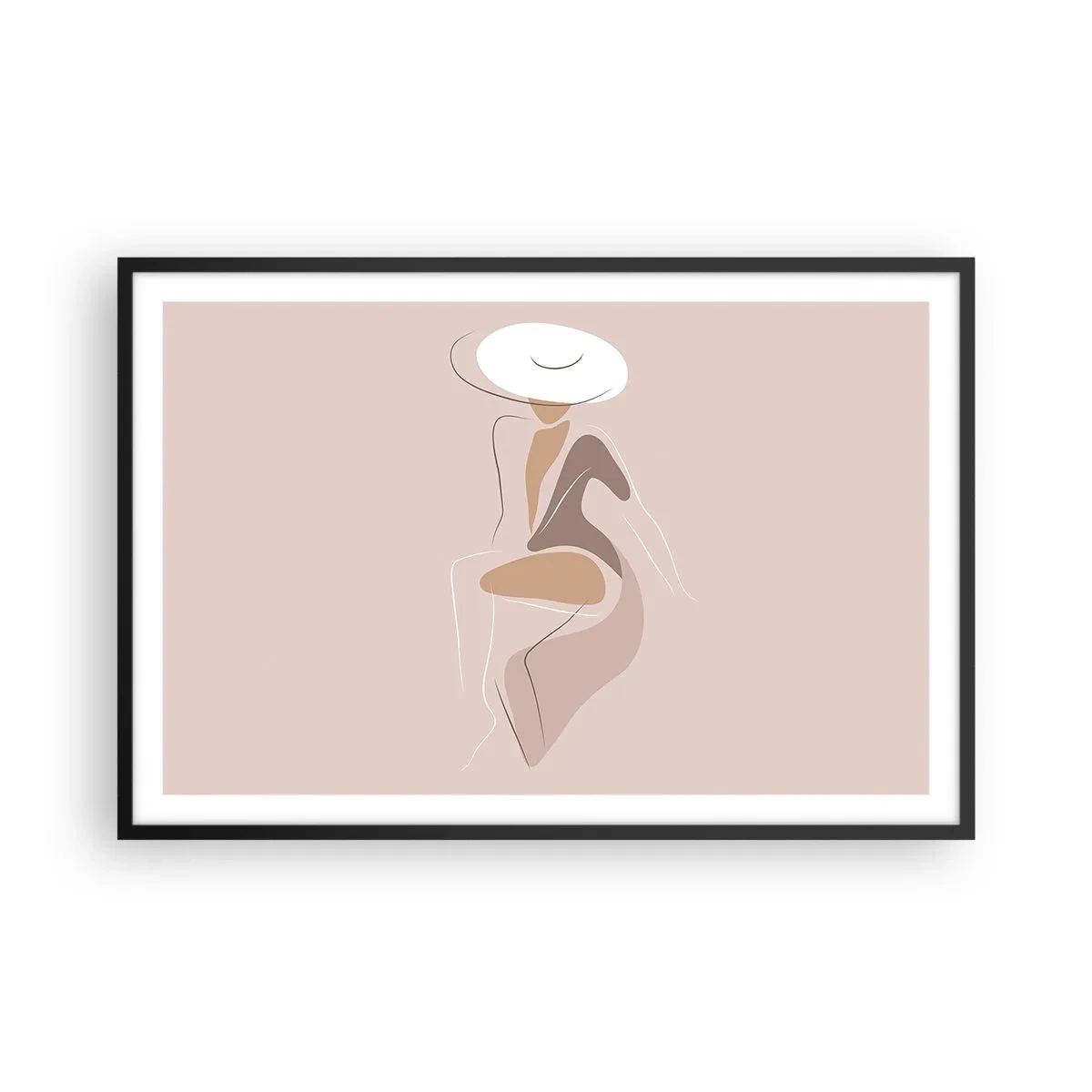 Poszter fehér keretben - Egy hölgynek lenni - 91x61 cm