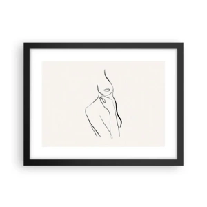 Poszter fehér keretben - A melankólia hulláma - 40x30 cm