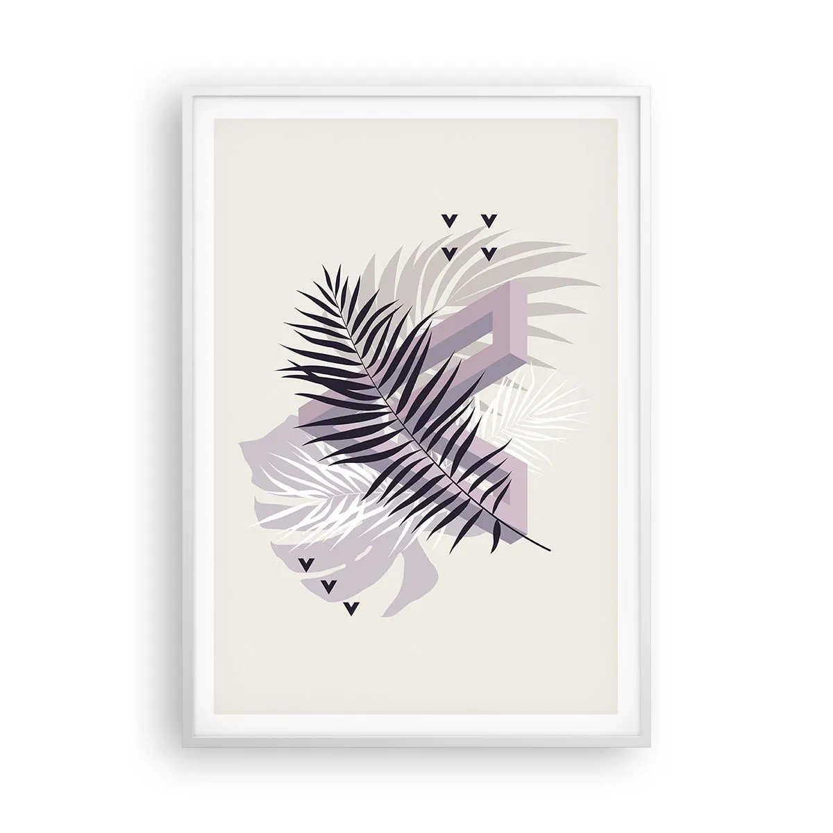 Poszter fekete keretben - Az árnyék árnyéka - 70x100 cm