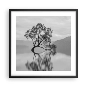 Poszter fehér keretben - Van egy ilyen ország - 50x50 cm