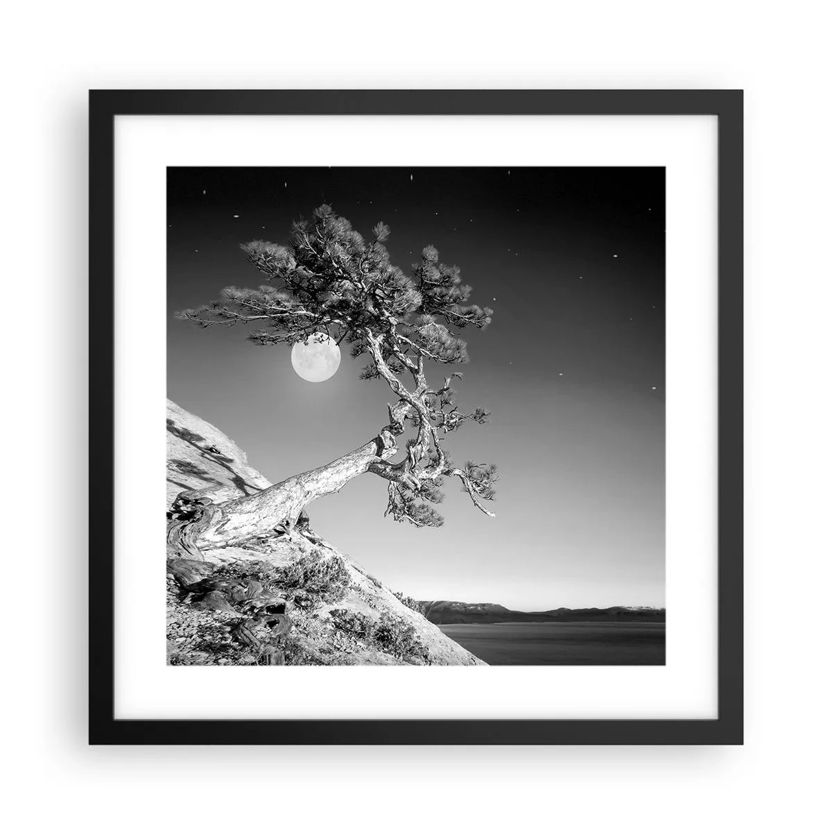 Poszter fehér keretben - Győztes harcos - 40x40 cm