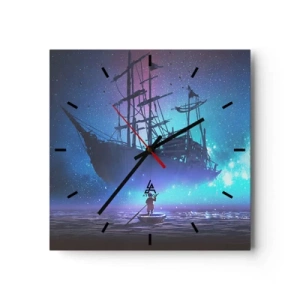 Falióra, Óra - Találkozás a tenger mítoszával - 30x30 cm