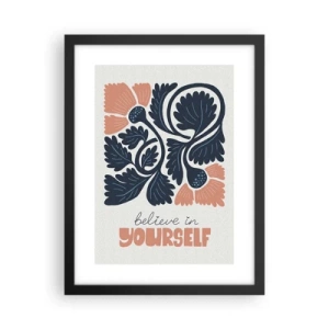 Poszter fehér keretben - Kivirágzol - 30x40 cm