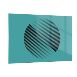 Üveg kép - A kör - egy geometriai variáció - 120x80 cm