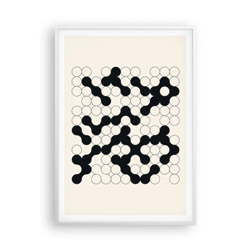 Poszter fekete keretben - Kínai játék - variáció - 70x100 cm